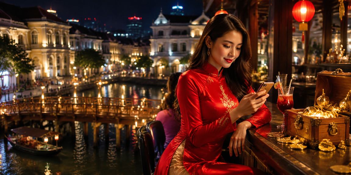 Người chơi baccarat tại TP.HCM trong không khí sôi động ban đêm